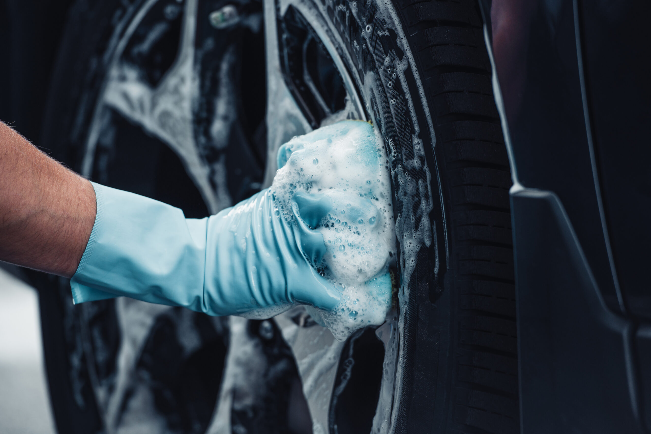 Wheel and tire detailing