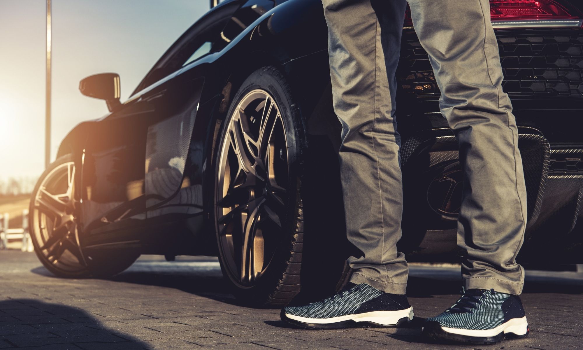 Detailed luxury vehicle